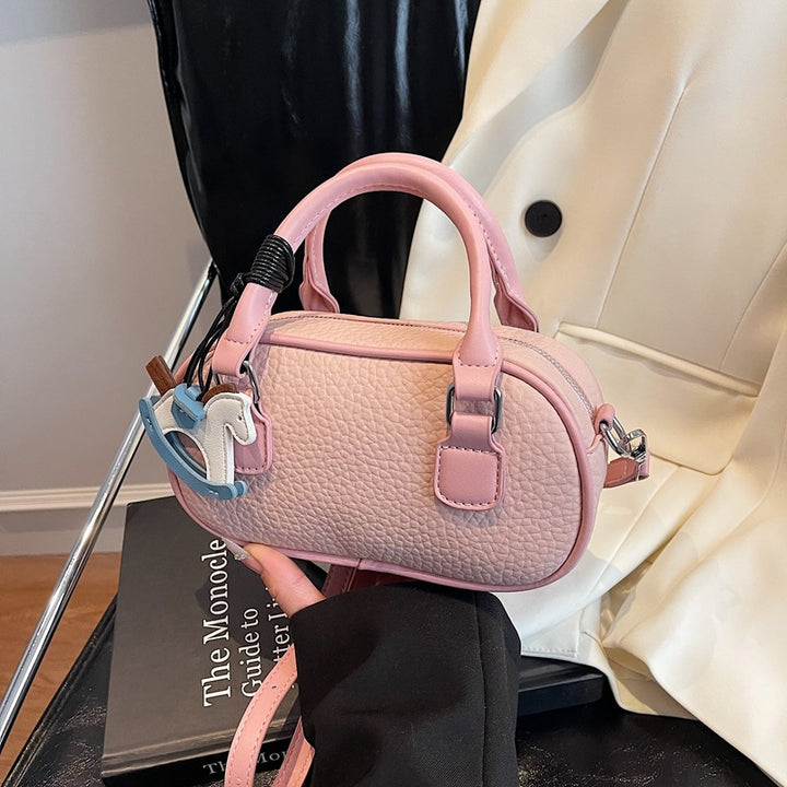 Texturierte Mini-Handtasche Karnz