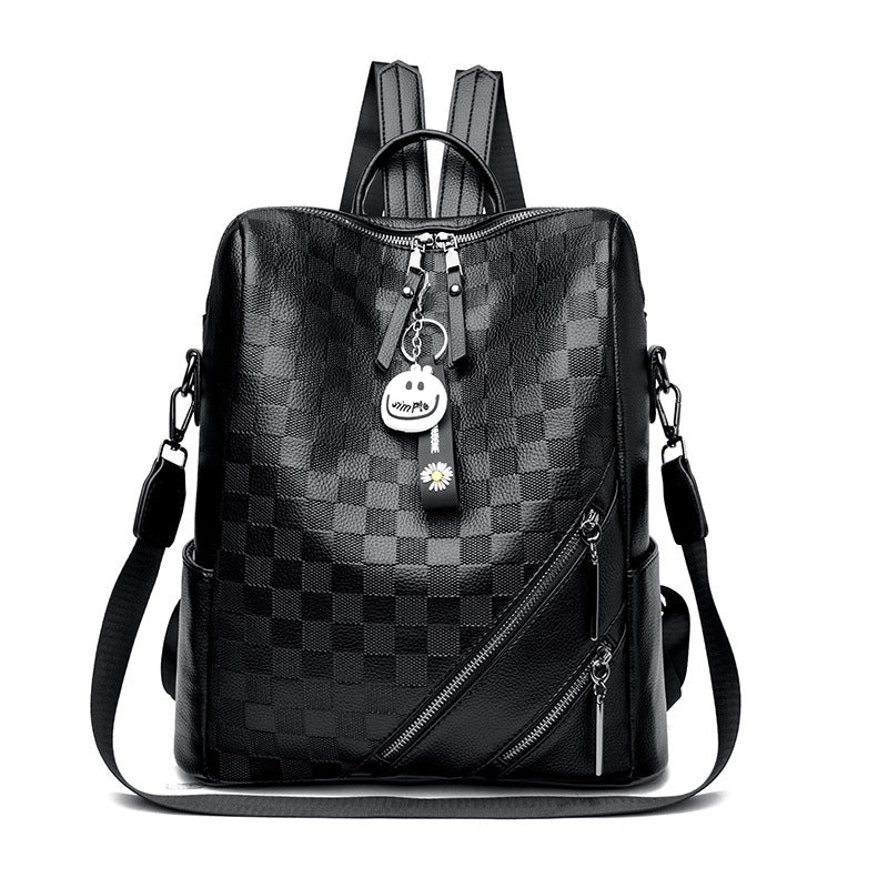 Karomuster Stylischer Rucksack Karnz