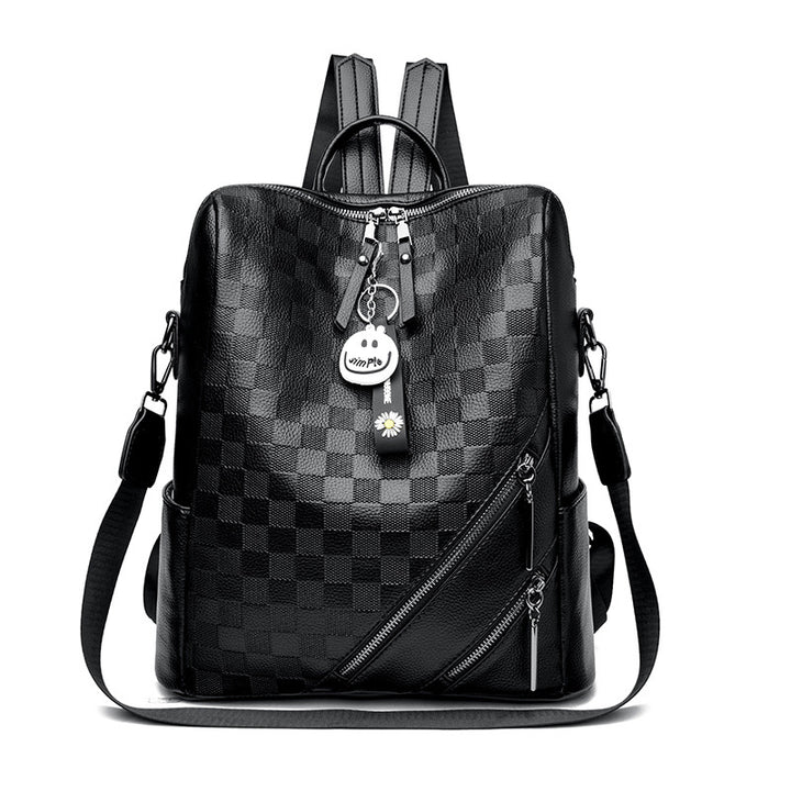 Karomuster Stylischer Rucksack Karnz
