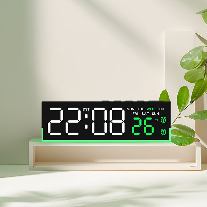 Wecker mit Digitaler Anzeige und Temperaturanzeige Karnz