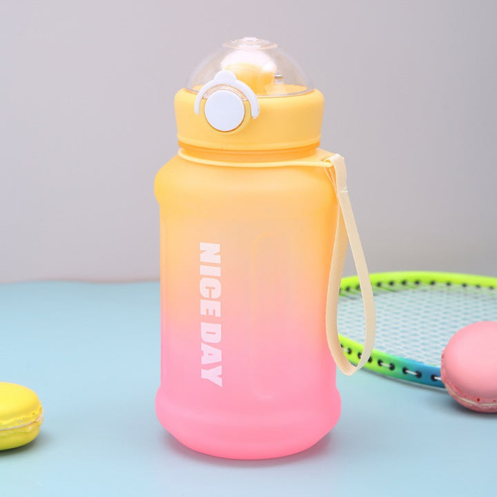 Damen Multifunktionale Sport-Trinkflasche mit ergonomischem Griff und praktischem Auslaufschutz Karnz