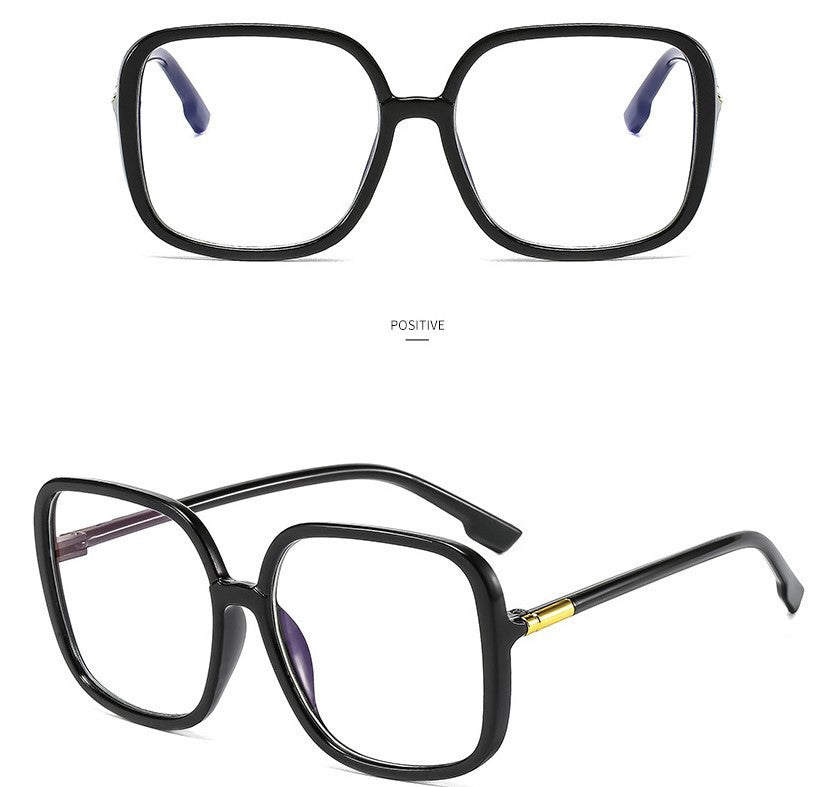 Damen modische klare quadratische Brille Karnz