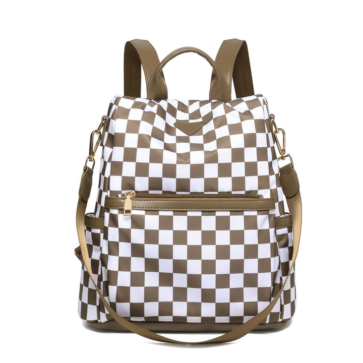 Stylische kariert Rucksack Karnz