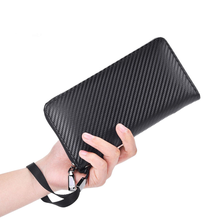 RFID-blockierende Leder-Brieftasche Karnz