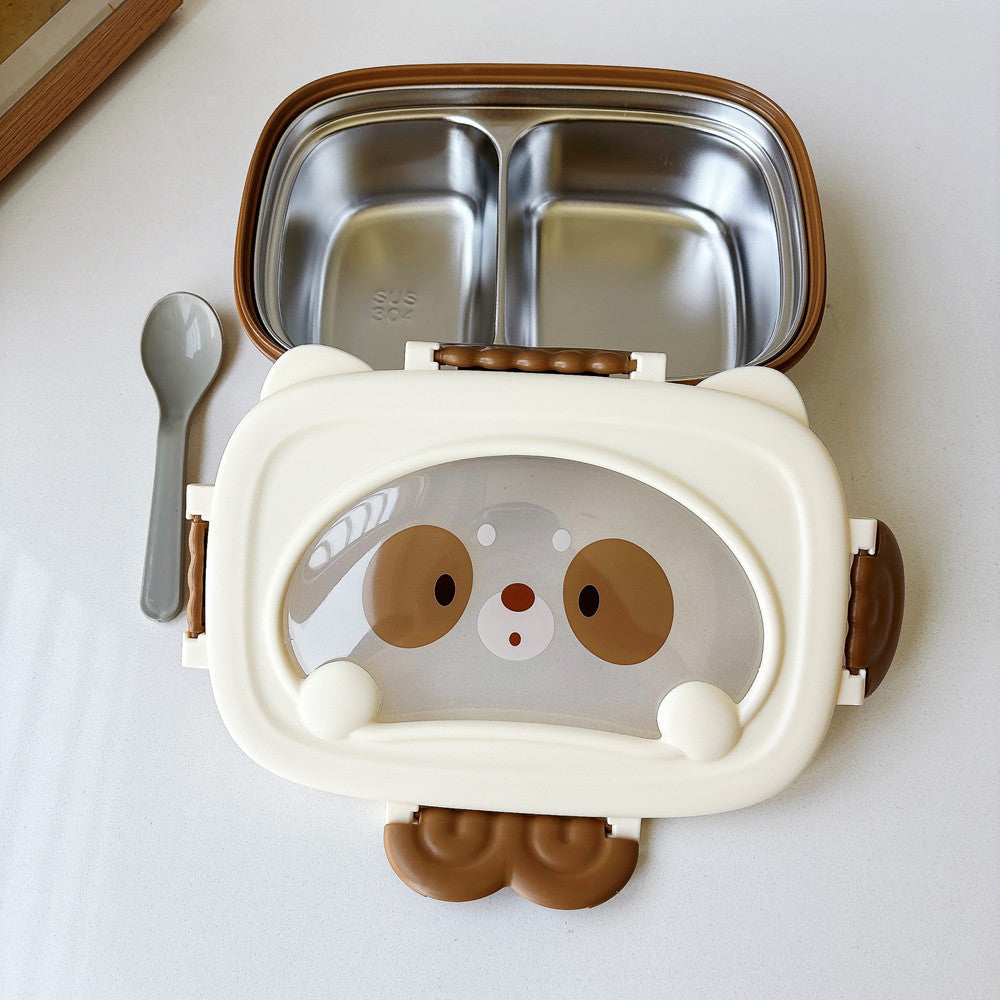 Niedlicher tierisches Bento-Mahlzeitbehälter