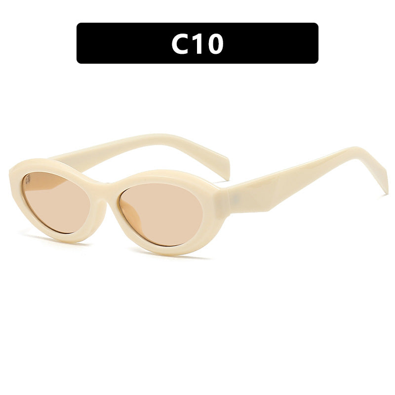 Damen elegante Cat-Eye Sonnenbrille mit schützendem UV-Filter und modischem Rahmen Karnz