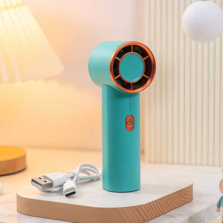 Damen Tragbarer Handventilator mit USB-C-Ladefunktion und leistungsstarkem Luftstrom Karnz