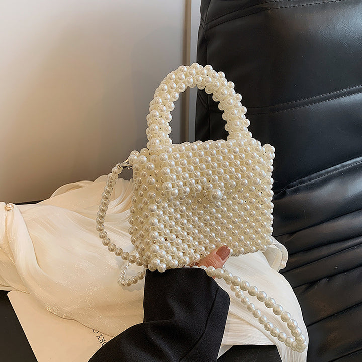 Elegante Perlen Abendhandtasche  1791041718