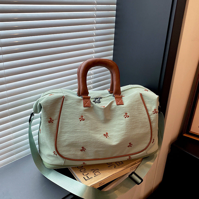 Bestickte Reise-Wochenendtasche