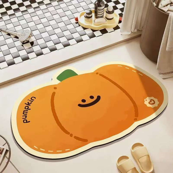 Verspielt fruchtiges Badezimmermatte