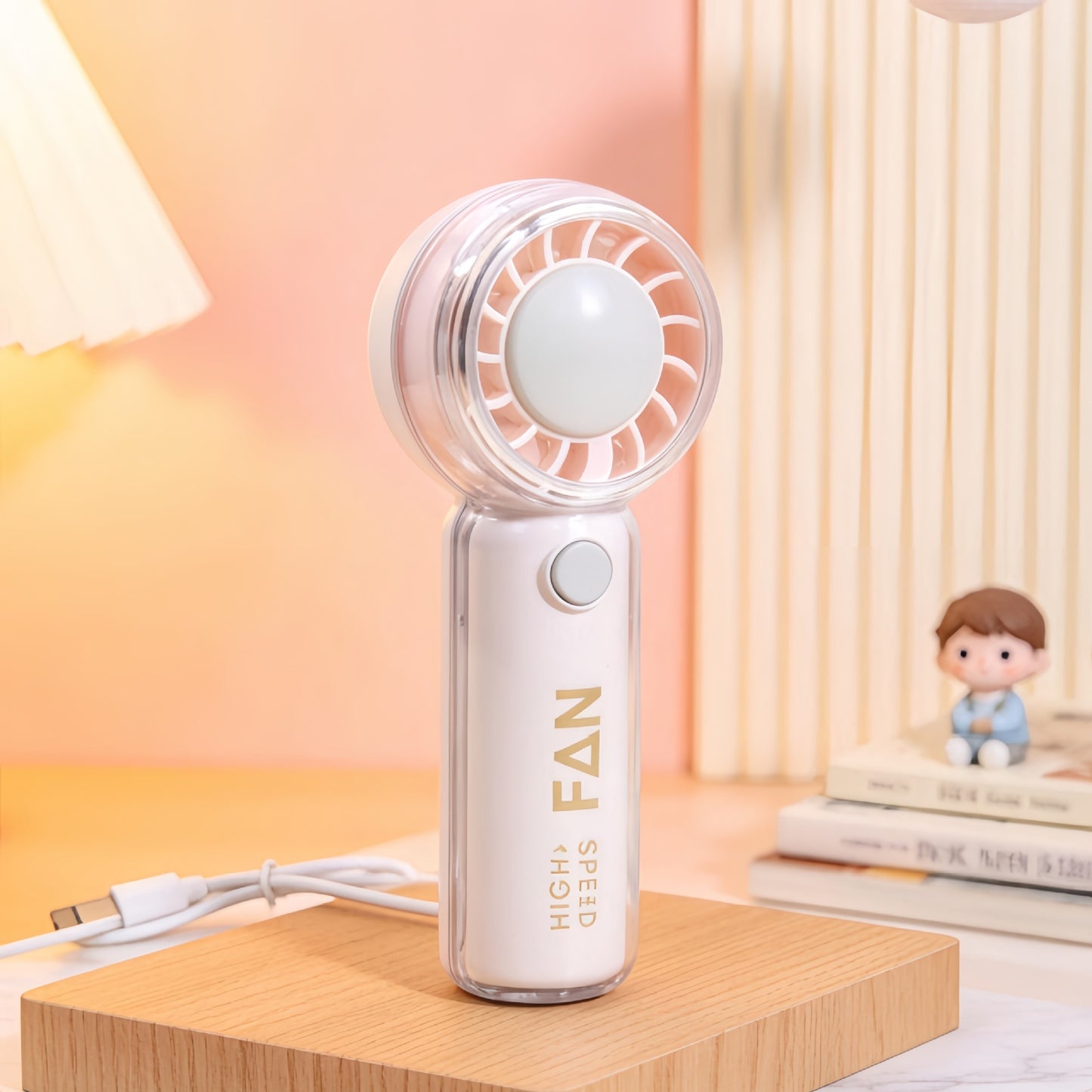Damen Tragbarer Handventilator mit süßem Tiermotiv Karnz