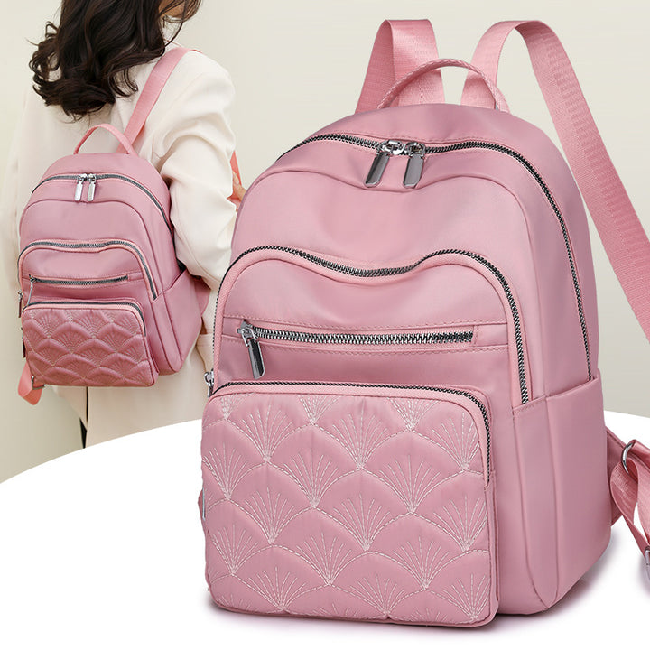 Strukturierter gesteppter Rucksack Karnz