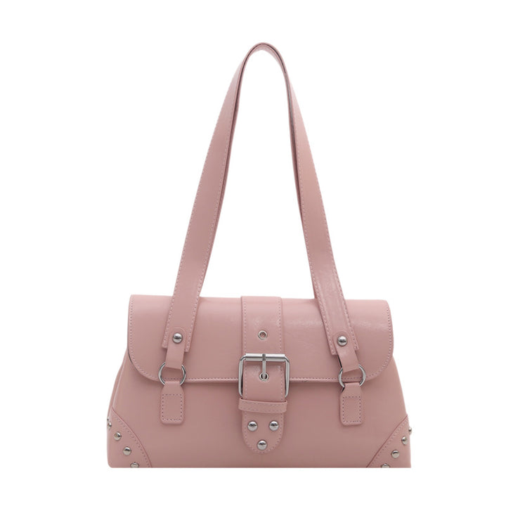 Strukturierte Kunstleder-Handtasche