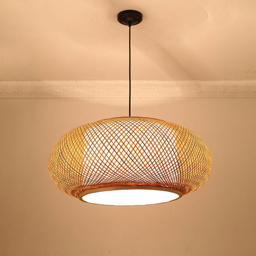 Geflochtene Rattan Hängeleuchte