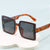 Damen quadratische Sonnenbrille mit ergonomischem Rahmen und UV-Schutz Karnz