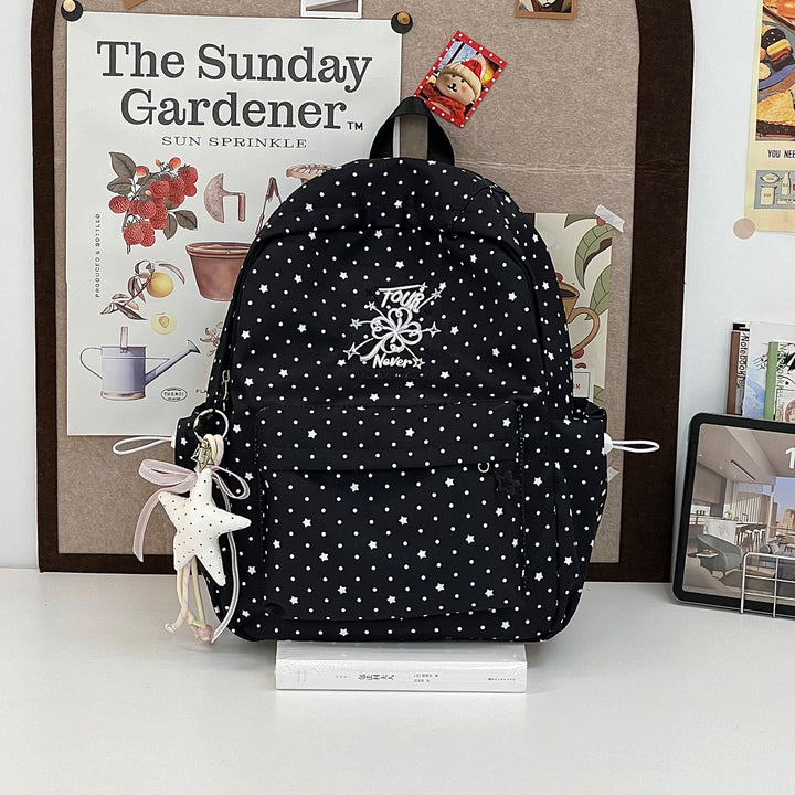 Stylische Schachbrettdruck-Rucksack Karnz