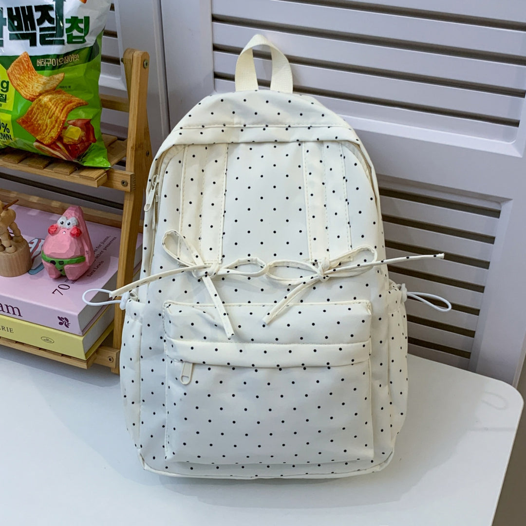 Punktet mönd Laptop Rucksack