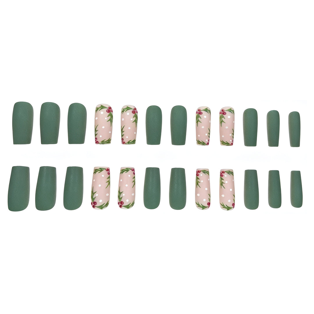 Festive Holly Nail Art Verbesserungen Karnz