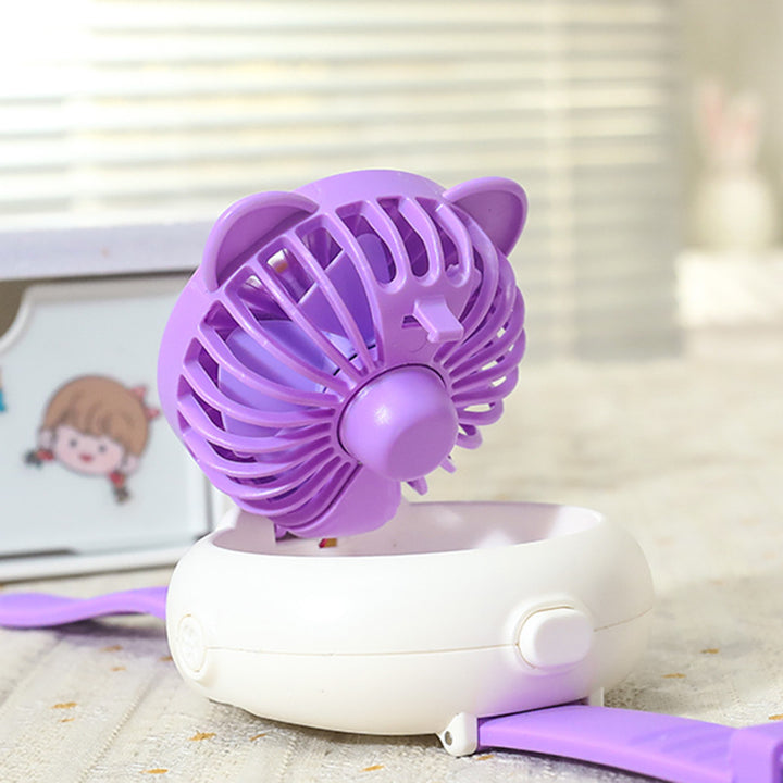 Damen Tragbarer Handventilator mit süßem Hasenmotiv Karnz
