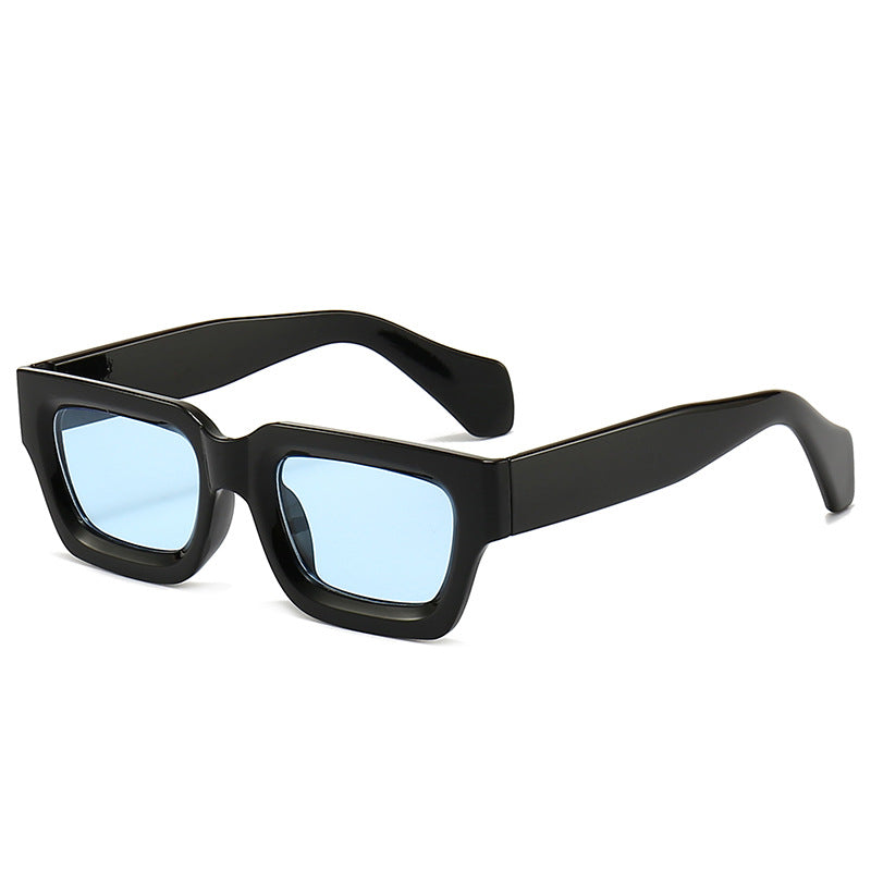 Damen trendige Sonnenbrille mit robustem und transparentem Rahmen Karnz