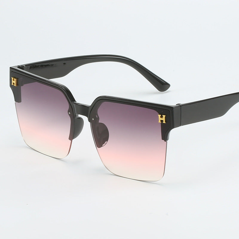 Damen quadratische Sonnenbrille mit elegantem Metallrahmen Karnz