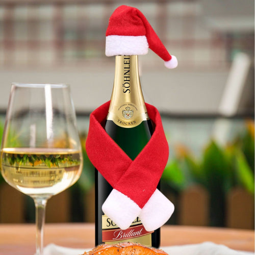 Weihnachtsmütze und Schal Set