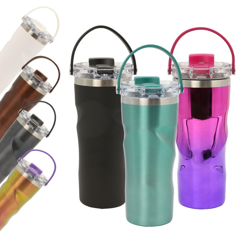 Damen isolierte Trinkflasche mit ergonomischem Design Karnz