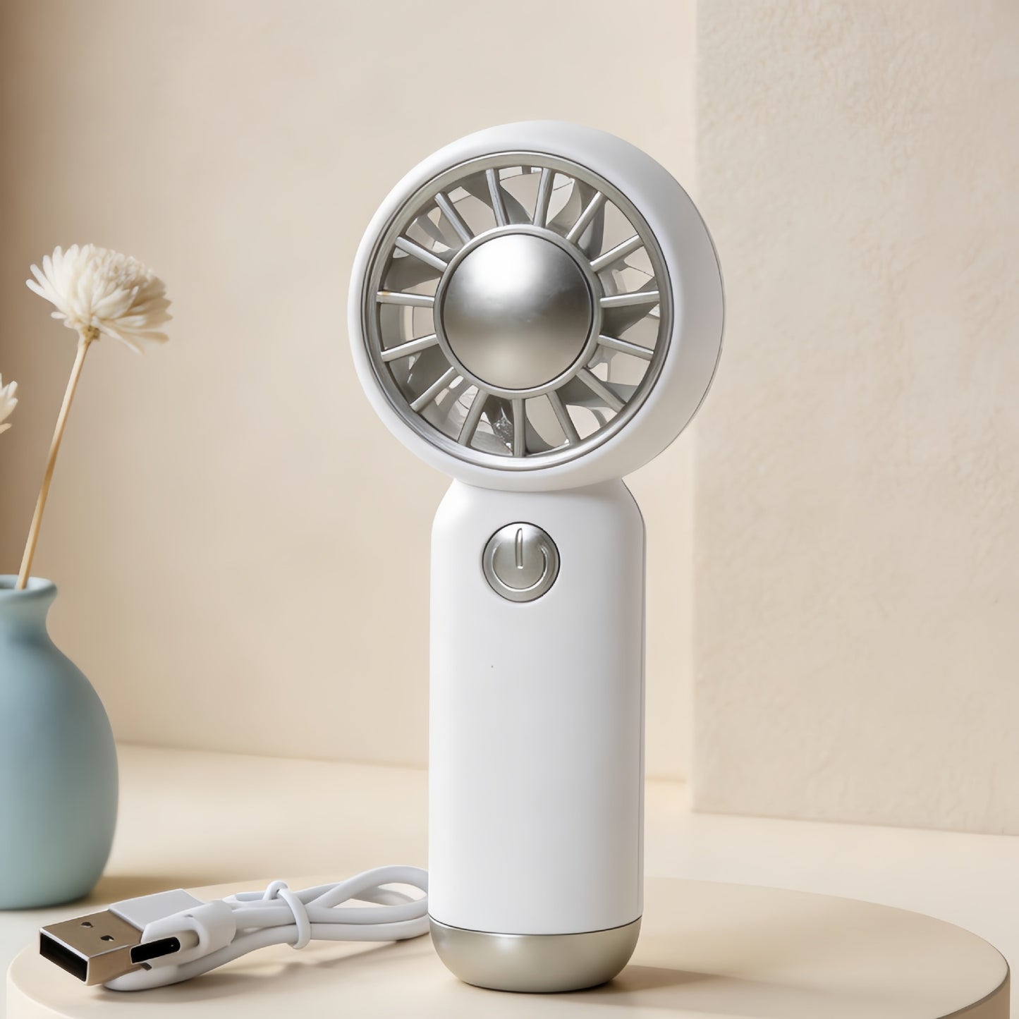 Unisex Tragbarer Handventilator mit sanfter Windtechnologie Karnz