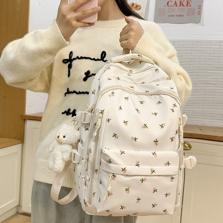 Blumenverzierte Rucksack Karnz