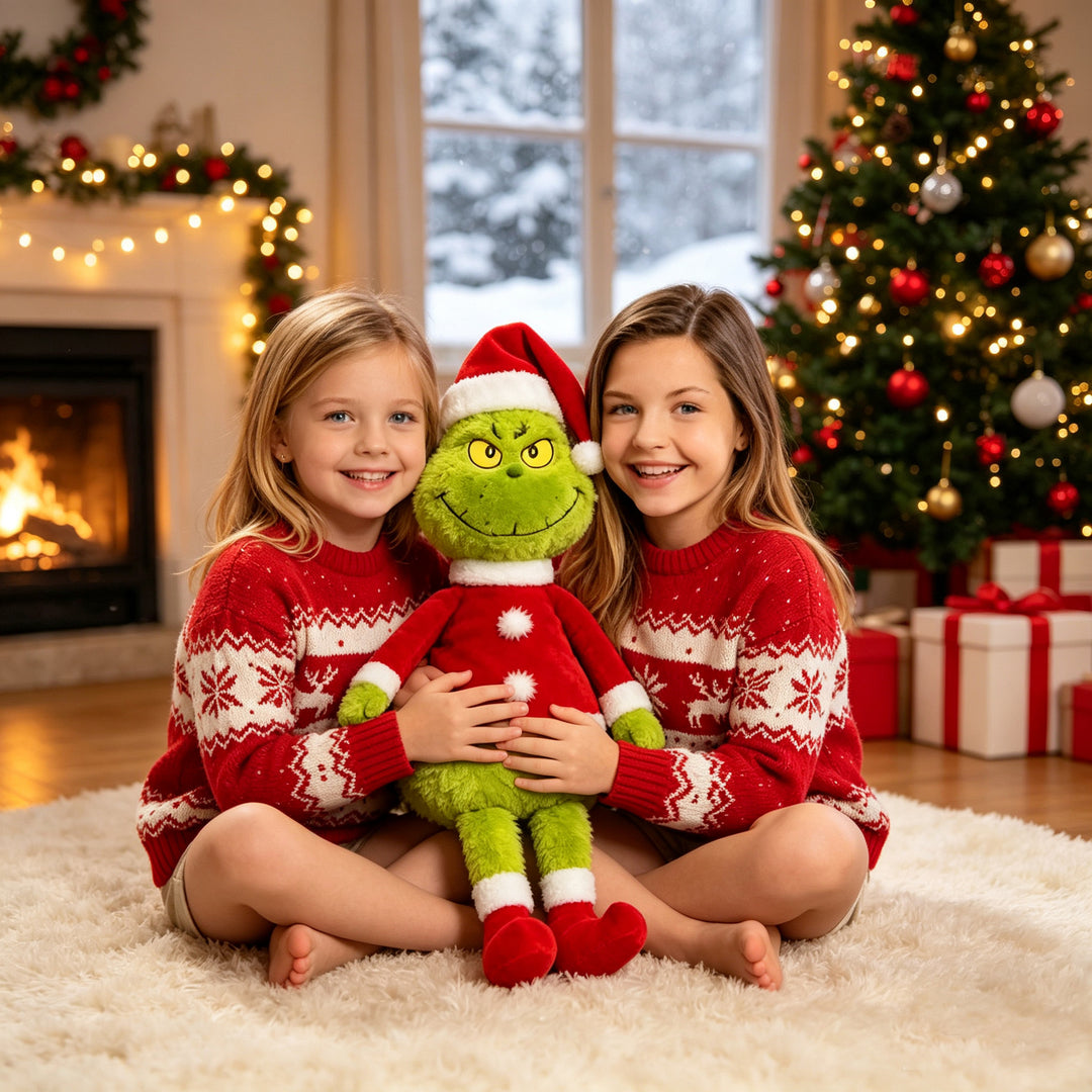 Plüschfigur Weihnachtsgrinch