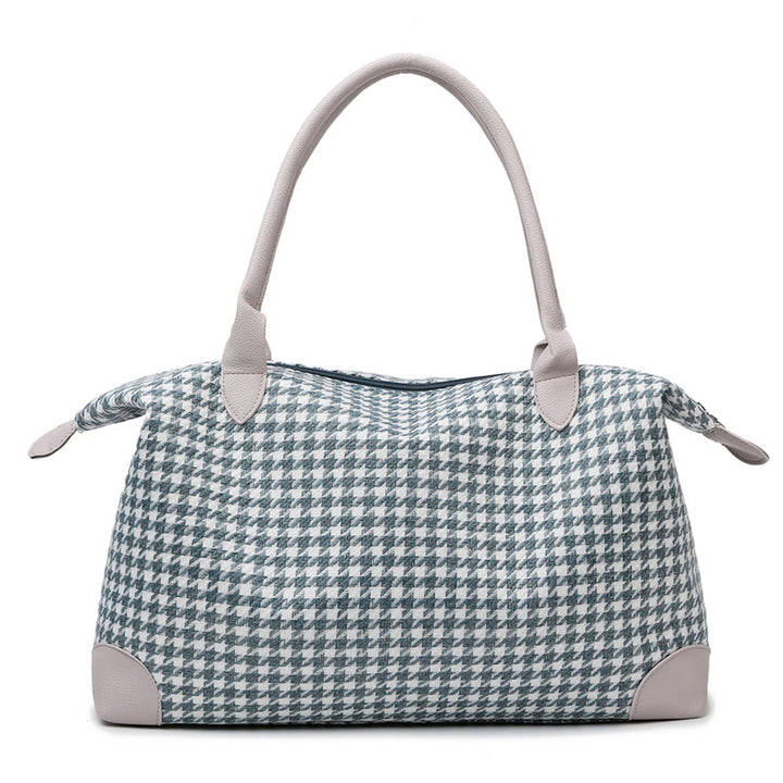 Stylische Hahnentritt-Handtasche