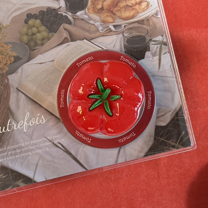 Dekorativer Kühlschrankmagnet im Tomaten-Design Karnz