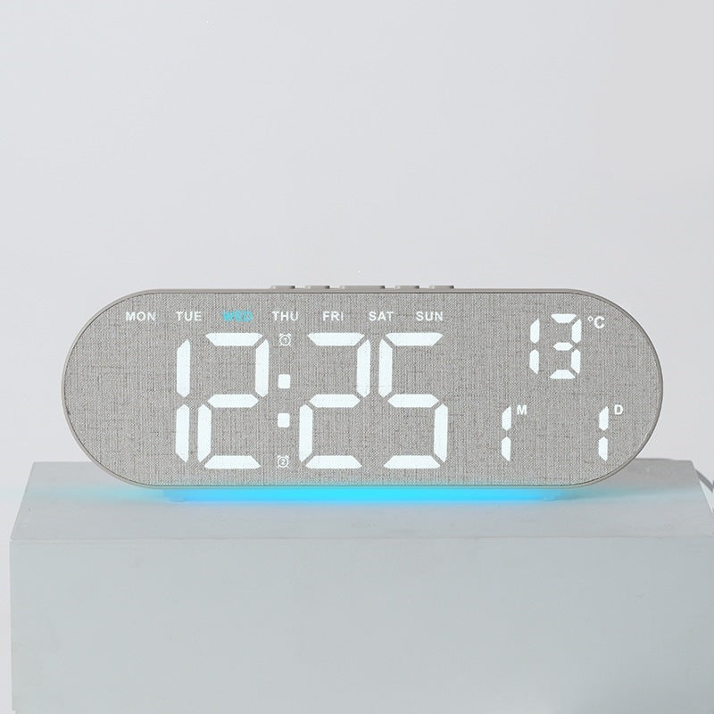 Digitaler Wecker mit Multifunktionalem Led-Display und Integrierter Thermometerfunktion Karnz