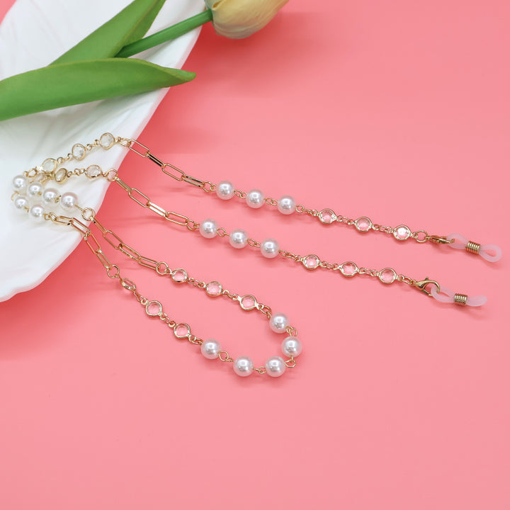 Elegante Perlenbesetzte Halskette Karnz