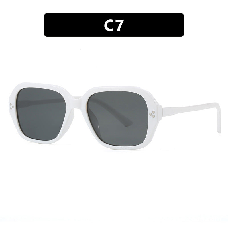 Damen stylische Sonnenbrille im trendigen Geometrie-Design Karnz