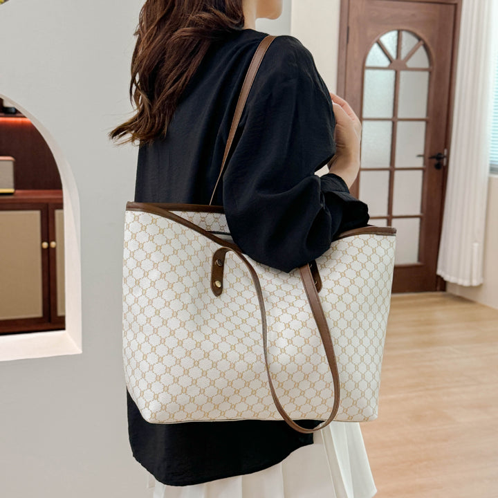 Elegante geometrische Druck-Umhängetasche