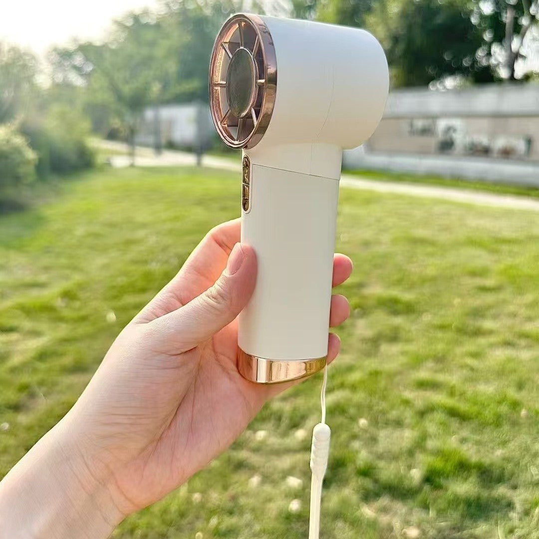 Damen tragbarer Handventilator mit digitaler Steuerung Karnz