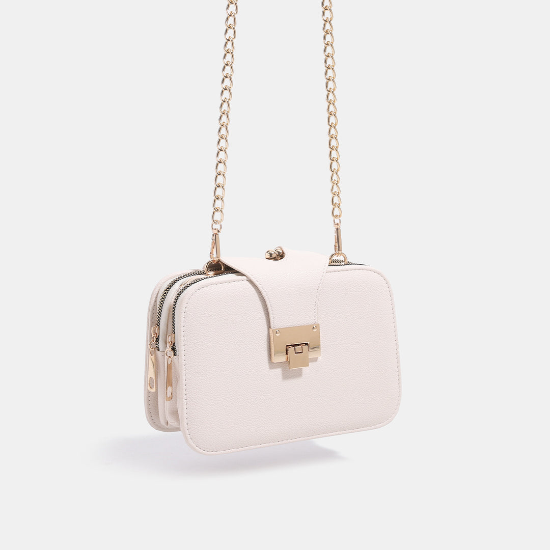 Elegante strukturierte Umhängetasche