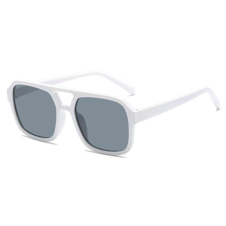 Klare Linse Quadratrahmen Sonnenbrille Karnz