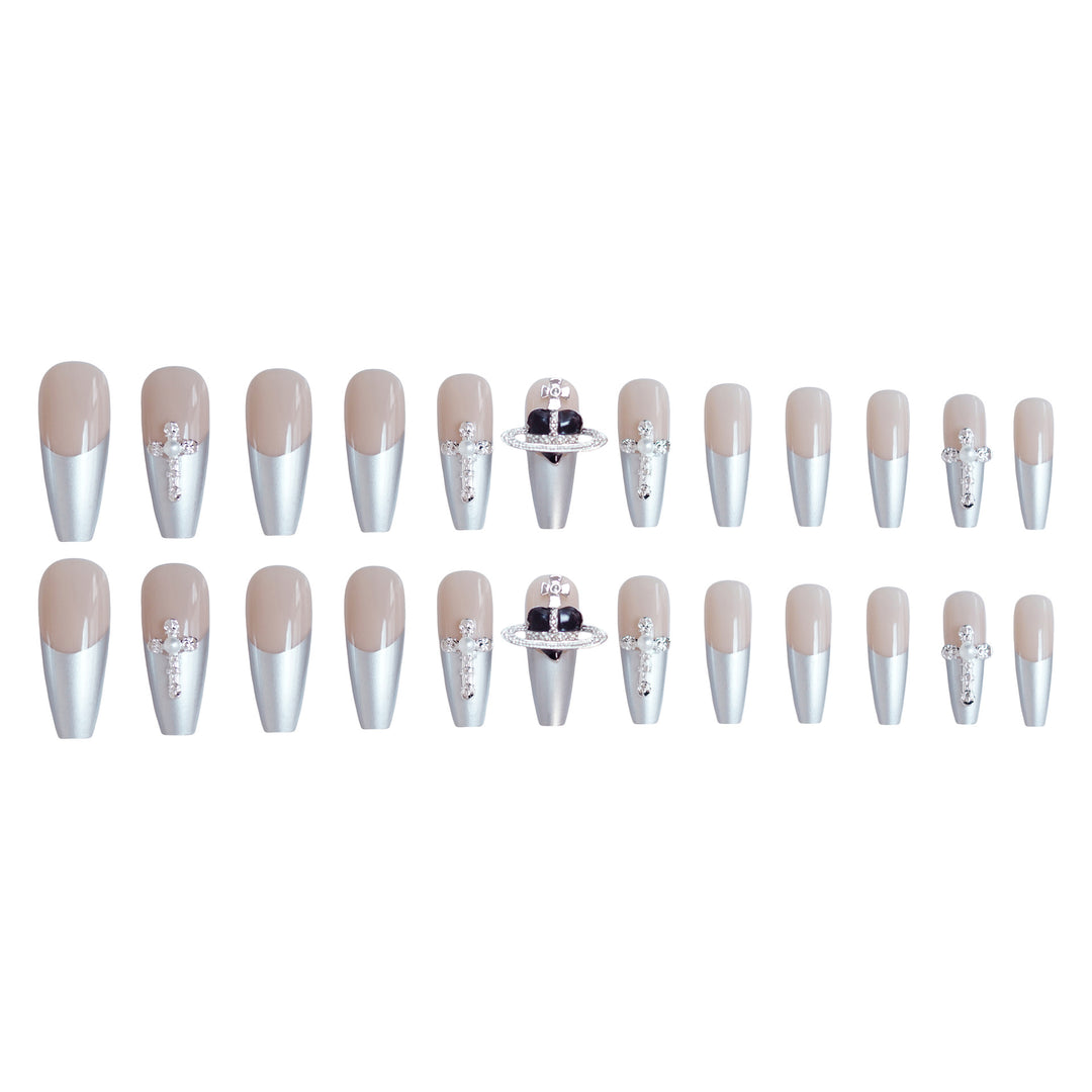Elegantes Designer Press-On Nagelset