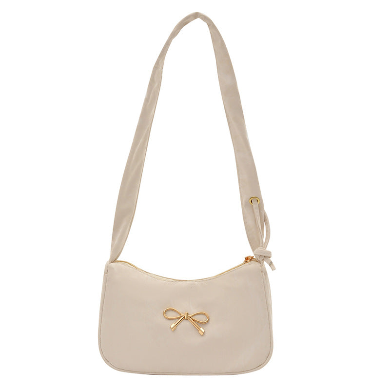 Elegante Schultertasche mit Schleifenverzierung