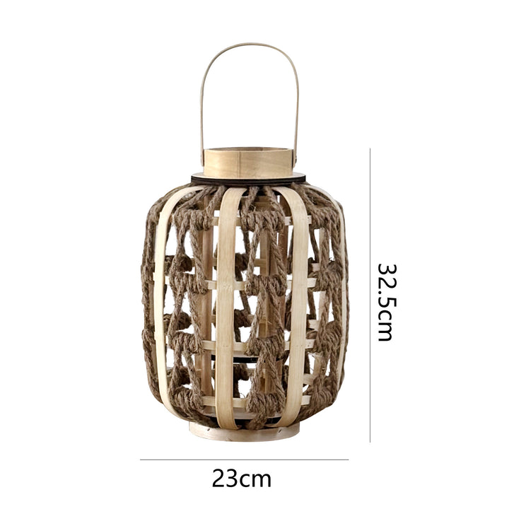 Dekorative Rattanlaterne Karnz