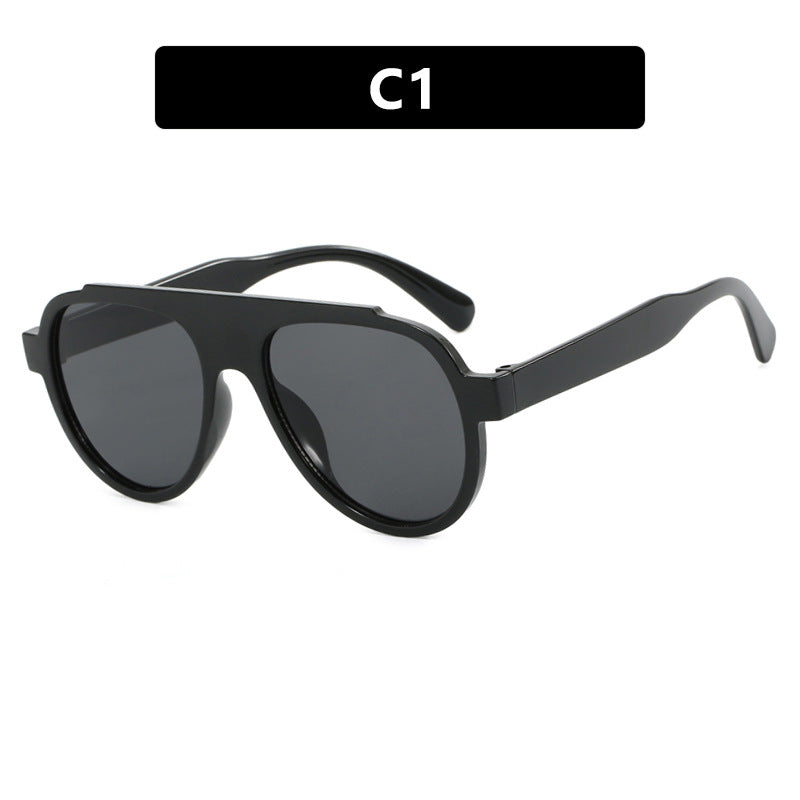 Damen Vintage-Style Sonnenbrille mit elegantem Kunststoffrahmen im Leopardenmuster Karnz