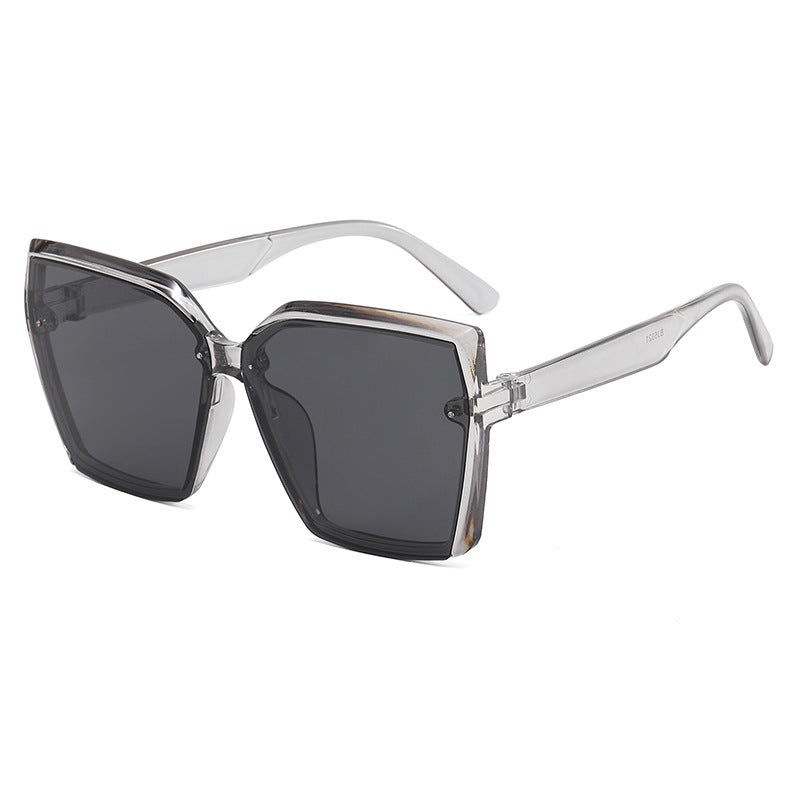 Damen Oversized Sonnenbrille mit modernem Schildpatt-Design Karnz