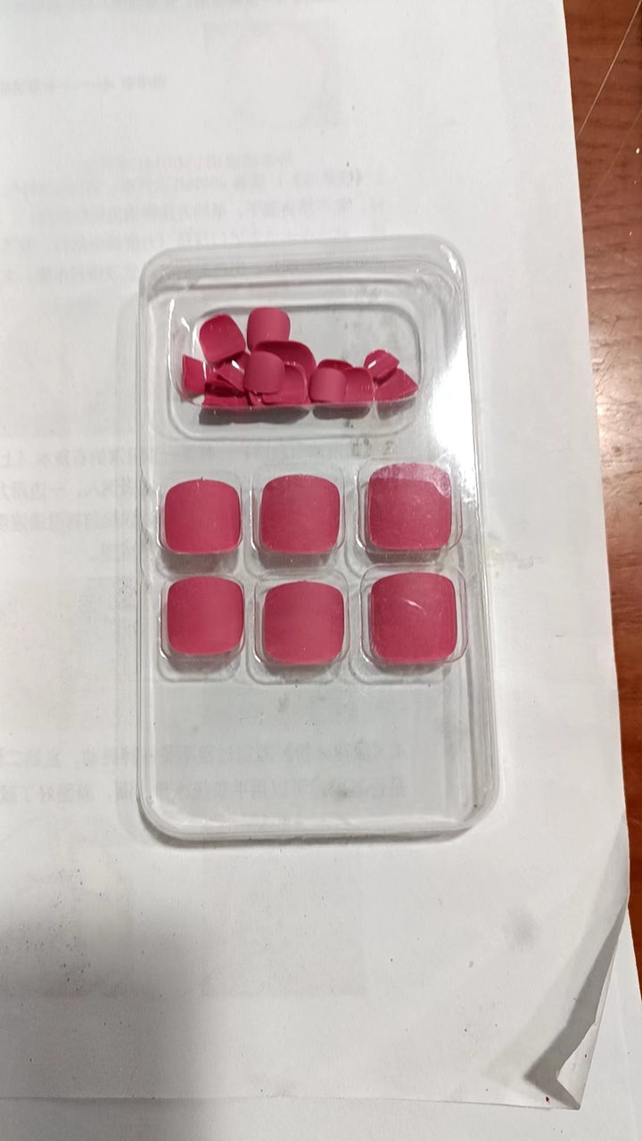 Premium Matte Press-On Nail Tips Set Karnz