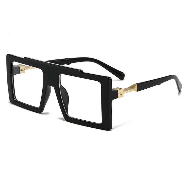 Damen modische Sonnenbrille mit rechteckigem Rahmen Karnz