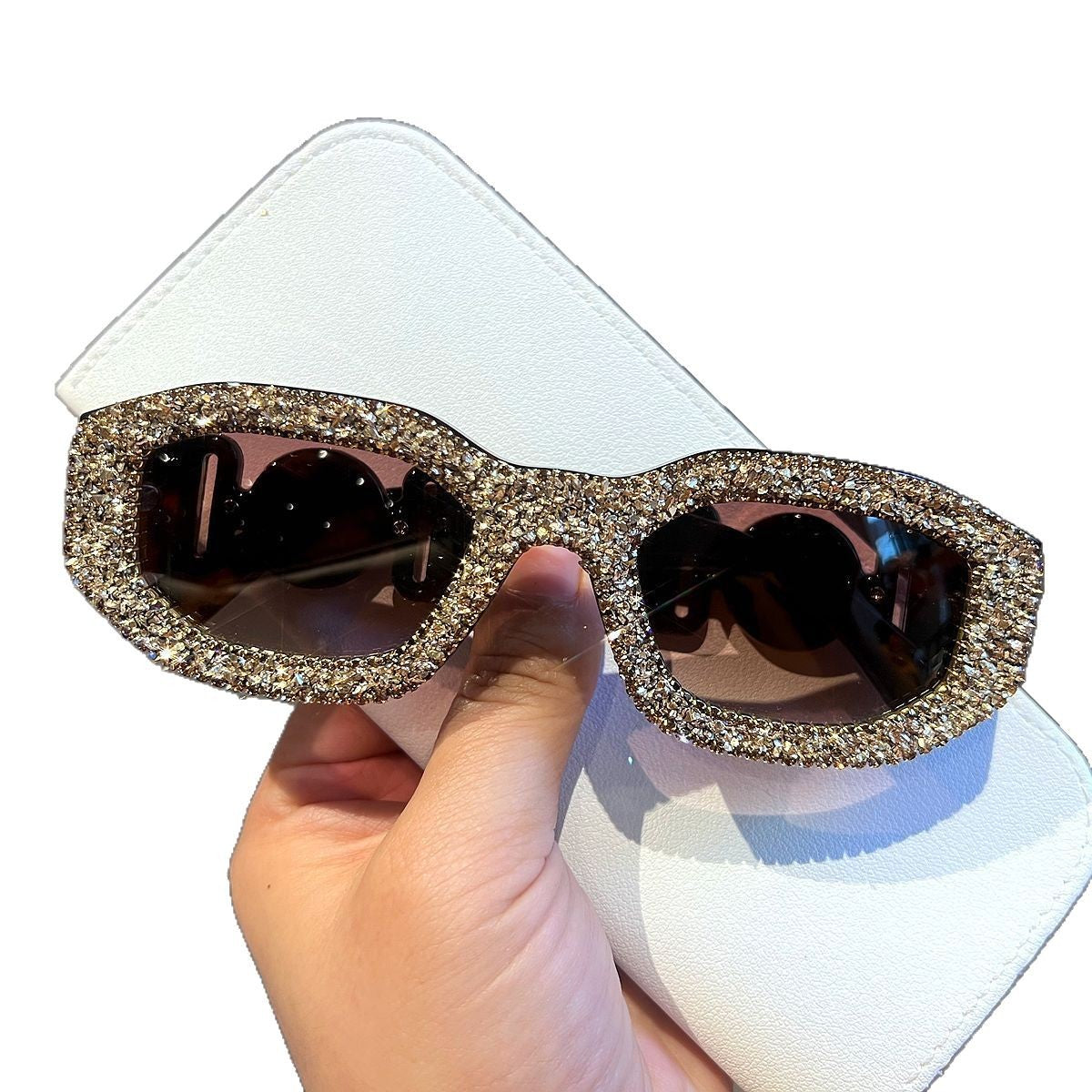 Damen Glamouröse Sonnenbrille Karnz
