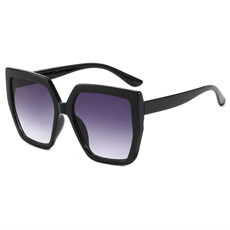 Damen elegante oversized Sonnenbrille mit luxuriösem Rahmen Karnz