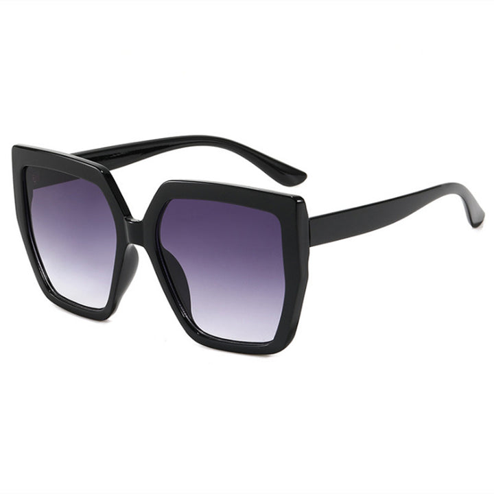 Damen elegante oversized Sonnenbrille mit luxuriösem Rahmen Karnz