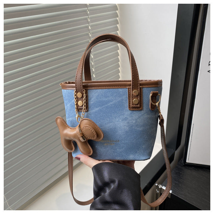 Verspielt Denim Mini Handtasche Karnz